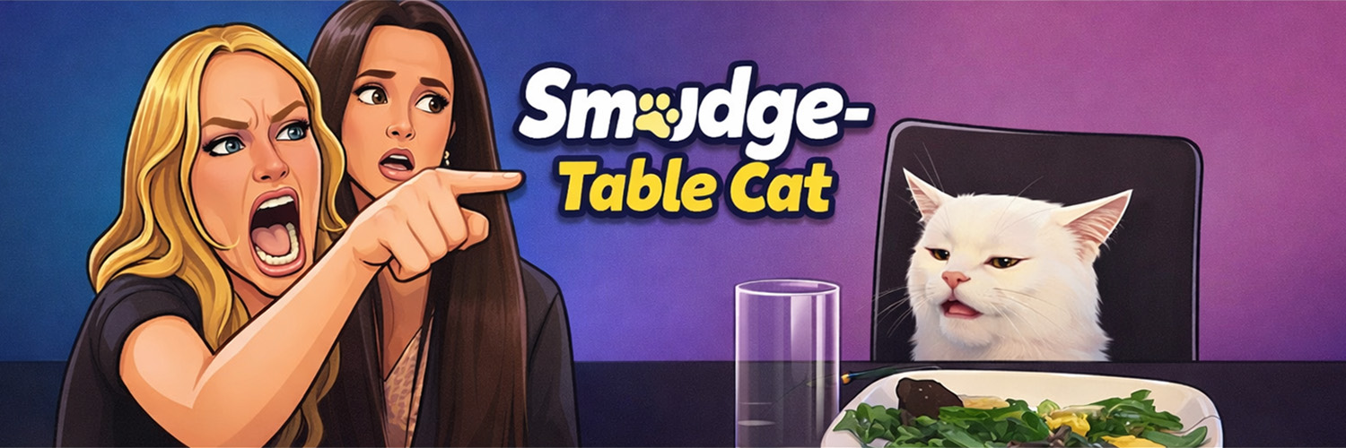 Smudge The Table Cat banner